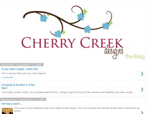 Tablet Screenshot of cherrycreekdesigns.blogspot.com