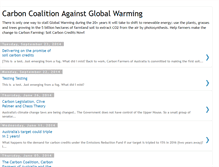 Tablet Screenshot of carboncoalitionoz.blogspot.com