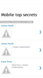 Mobile Screenshot of mobiletopsecrets.blogspot.com