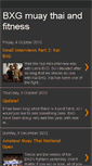 Mobile Screenshot of bxgmuaythai.blogspot.com