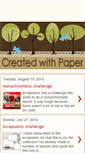 Mobile Screenshot of createdwithpaper.blogspot.com