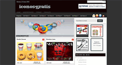 Desktop Screenshot of iconos-gratis.blogspot.com