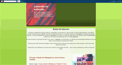 Desktop Screenshot of laberintoenextincion.blogspot.com