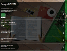 Tablet Screenshot of geo-stpm.blogspot.com