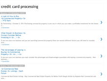 Tablet Screenshot of ecreditcardprocessing.blogspot.com