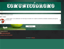 Tablet Screenshot of comunicodromo.blogspot.com