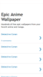 Mobile Screenshot of epic-anime-wallpaper.blogspot.com