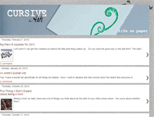 Tablet Screenshot of cursivearts.blogspot.com
