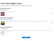 Tablet Screenshot of cakrawalaunggul.blogspot.com