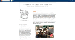 Desktop Screenshot of muttonsguidetofashion.blogspot.com