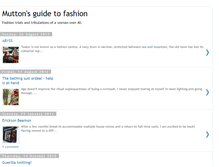 Tablet Screenshot of muttonsguidetofashion.blogspot.com