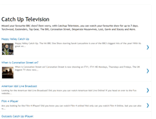 Tablet Screenshot of catchuptelevision.blogspot.com