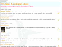 Tablet Screenshot of mykindergartenchaos.blogspot.com