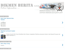 Tablet Screenshot of berita-dikmen.blogspot.com