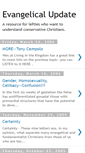Mobile Screenshot of evangelicalupdate.blogspot.com