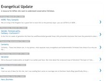 Tablet Screenshot of evangelicalupdate.blogspot.com