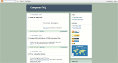 Desktop Screenshot of computerfaq.blogspot.com