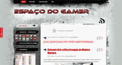 Desktop Screenshot of espacodogamer.blogspot.com