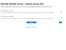 Tablet Screenshot of market-pulsaindo.blogspot.com