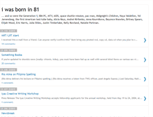 Tablet Screenshot of bornin81.blogspot.com