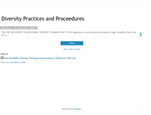 Tablet Screenshot of diversity-issues.blogspot.com