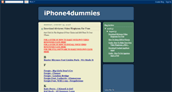 Desktop Screenshot of iphone4dummies.blogspot.com
