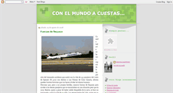 Desktop Screenshot of conelmundoacuestas.blogspot.com