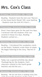 Mobile Screenshot of mrscoxsclass.blogspot.com