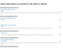 Tablet Screenshot of demi-and-selena.blogspot.com