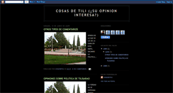 Desktop Screenshot of cosasdetili.blogspot.com