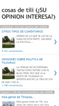Mobile Screenshot of cosasdetili.blogspot.com