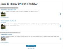 Tablet Screenshot of cosasdetili.blogspot.com