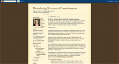 Desktop Screenshot of meanderingstreams.blogspot.com