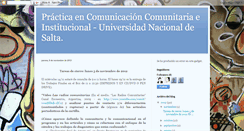 Desktop Screenshot of comunitariaunsa.blogspot.com