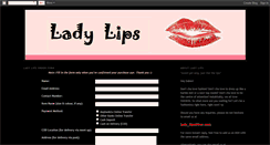 Desktop Screenshot of ladylips.blogspot.com