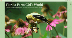 Desktop Screenshot of floridafarmgirlsworld.blogspot.com