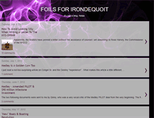 Tablet Screenshot of foilsforirondequoit.blogspot.com