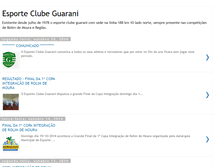 Tablet Screenshot of esporteclubeguarani.blogspot.com