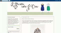 Desktop Screenshot of ifgrandmaworejcrew.blogspot.com