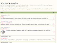 Tablet Screenshot of dailysurrenderwithjeff.blogspot.com