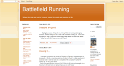 Desktop Screenshot of battlefieldrunning.blogspot.com