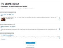 Tablet Screenshot of cedar-project.blogspot.com