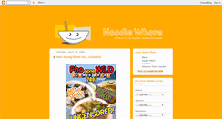 Desktop Screenshot of noodlewhore.blogspot.com