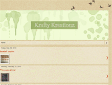 Tablet Screenshot of kraftykreationz.blogspot.com