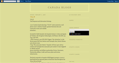 Desktop Screenshot of canada-blogs.blogspot.com