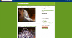 Desktop Screenshot of eldepovideos.blogspot.com