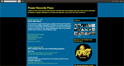 Desktop Screenshot of powerrecordsplaza.blogspot.com