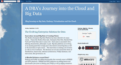 Desktop Screenshot of cloud-dba-journey.blogspot.com