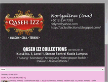 Tablet Screenshot of izz3collections.blogspot.com