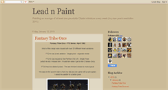 Desktop Screenshot of leadnpaint.blogspot.com
